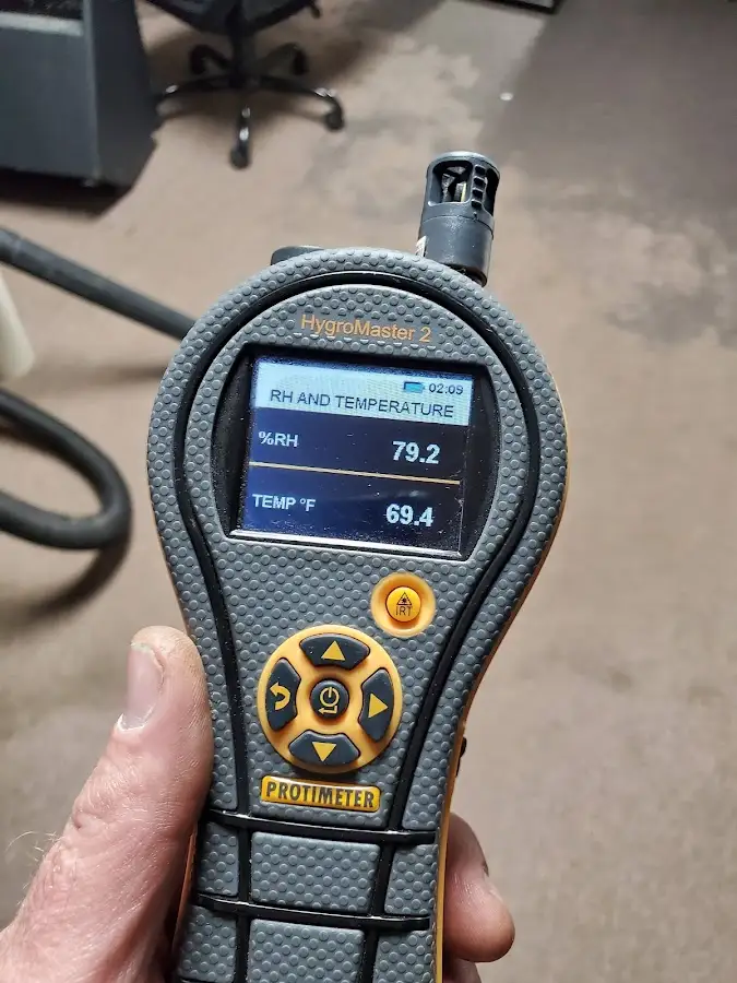 Moisture meter humidity assessment for Fire & Smoke Damage Restoration in Baton Rouge
